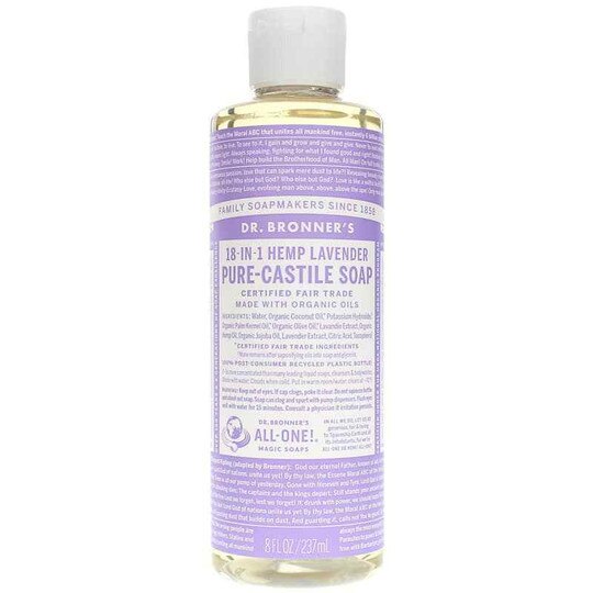 18-In-1 Hemp Pure Castile Soap, DRBM